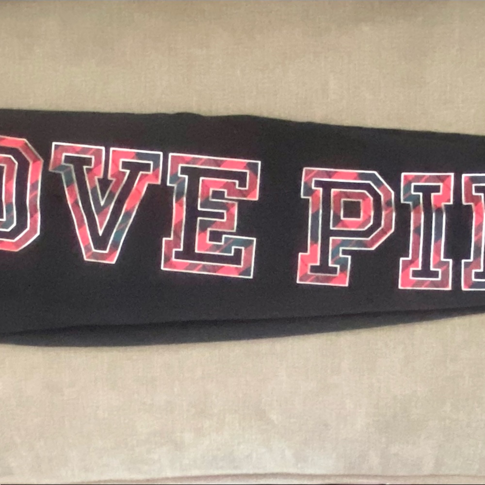 VICTORIAS SECRET PINK LEGGINGS LARGE LK NEW